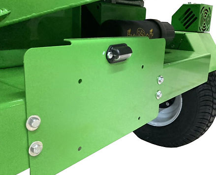Our commercial grade chippers feature heavy duty features like our solid license plate holder with LED lightning