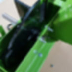 securing the rotor position inside the wood chipper frame by placing temporary fasteners