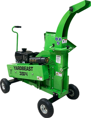 The hand towed YB3514 is a heavy duty residential wood chipper that tackles all green yard debris and converts it to nutritious and good looking mulch