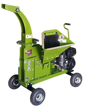 Yardbeast 3514 residential wood chipper with amazing self feeding chipping capabilities