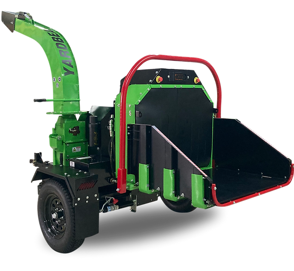 Yardbeast 7027 commercial grade wood chipper for arborist applications. small tree chipper, tree cutter